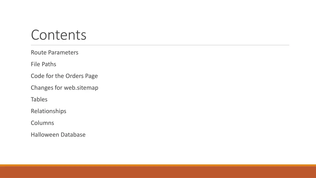 contents