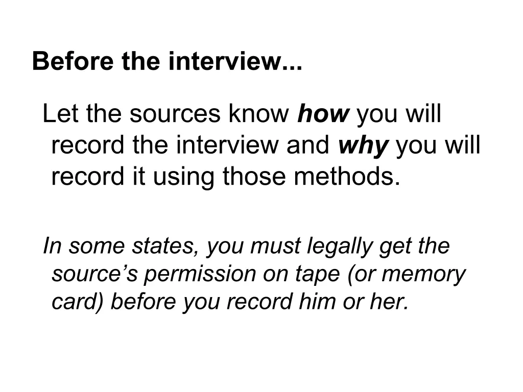 before the interview 1