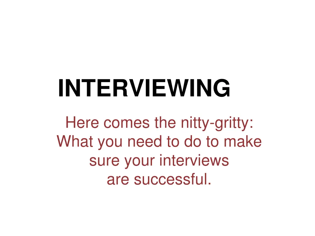 interviewing 2