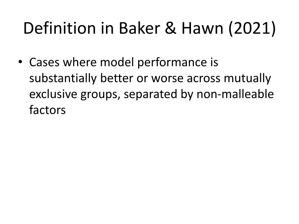 definition in baker hawn 2021