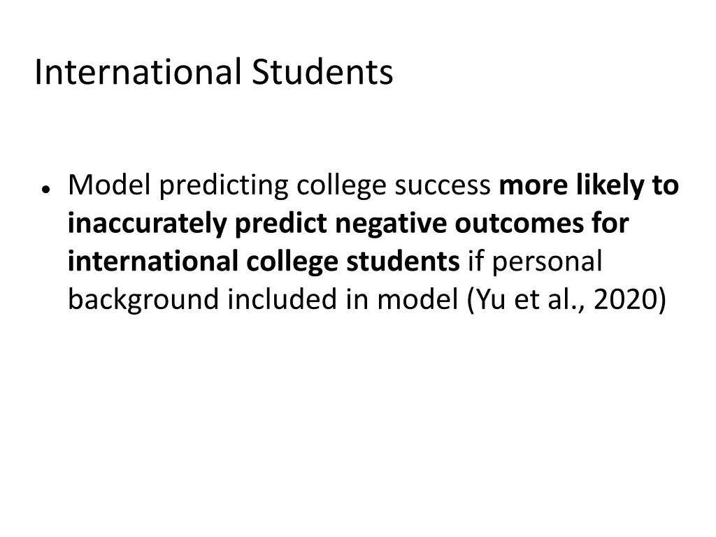 international students