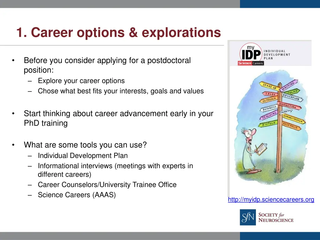 1 career options explorations