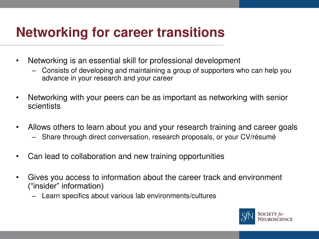 networking for career transitions