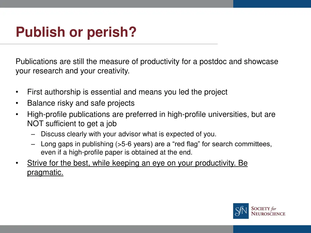 publish or perish