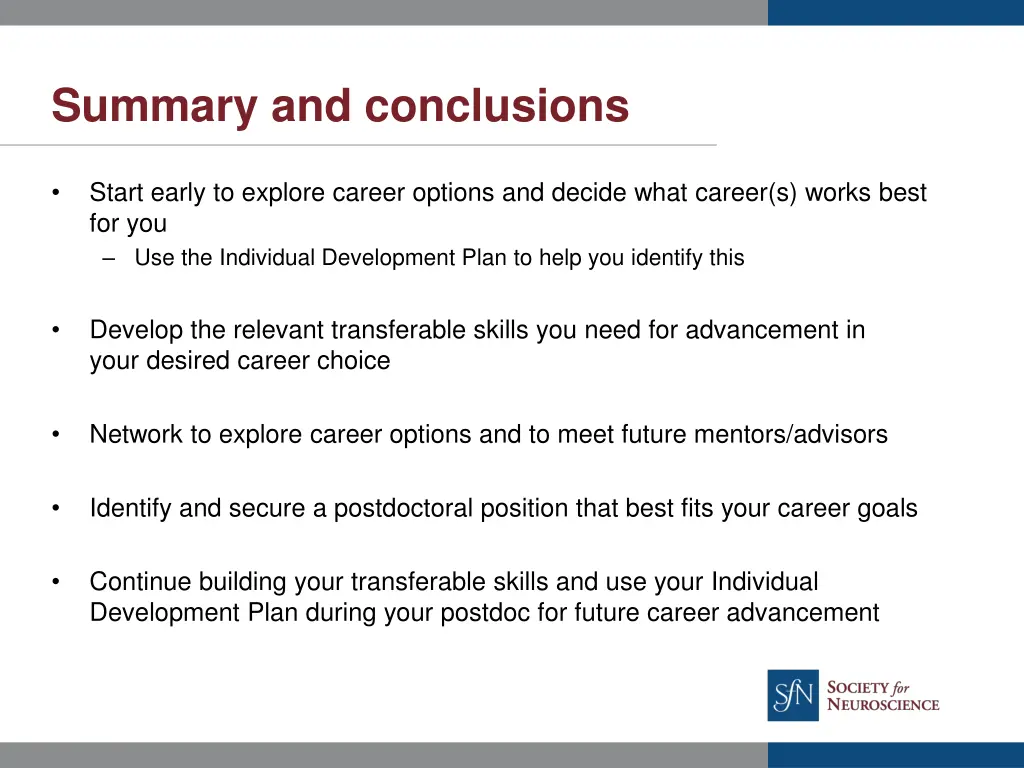 summary and conclusions