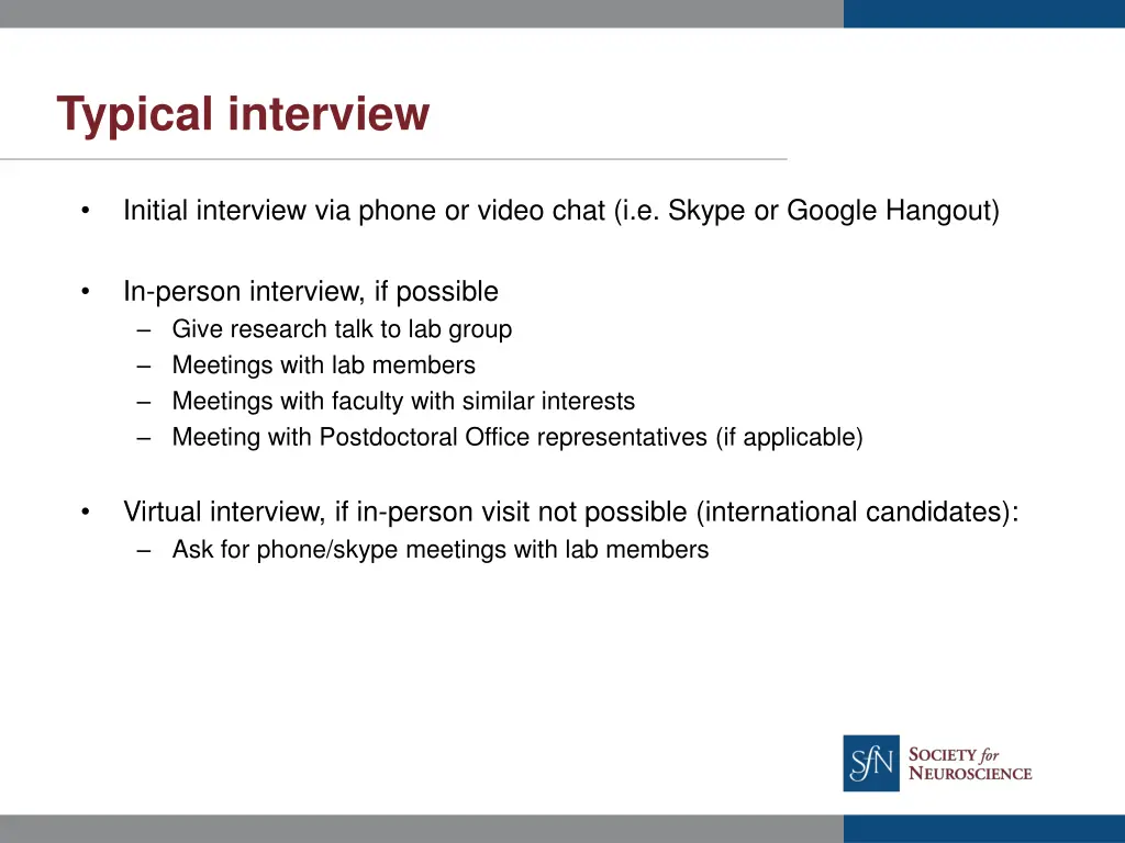 typical interview