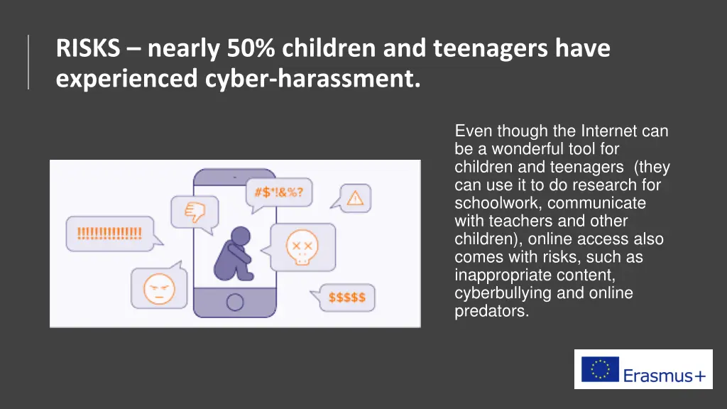 risks nearly 50 children and teenagers have