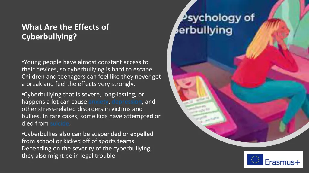 what are the effects of cyberbullying