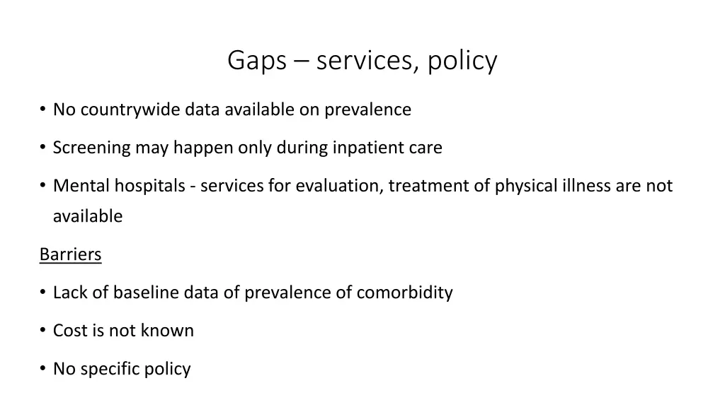gaps services policy