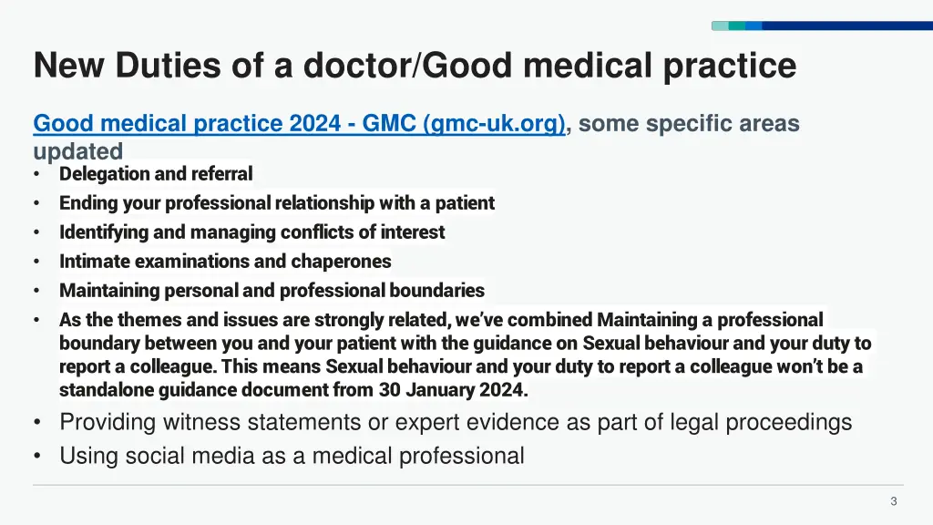 new duties of a doctor good medical practice 1