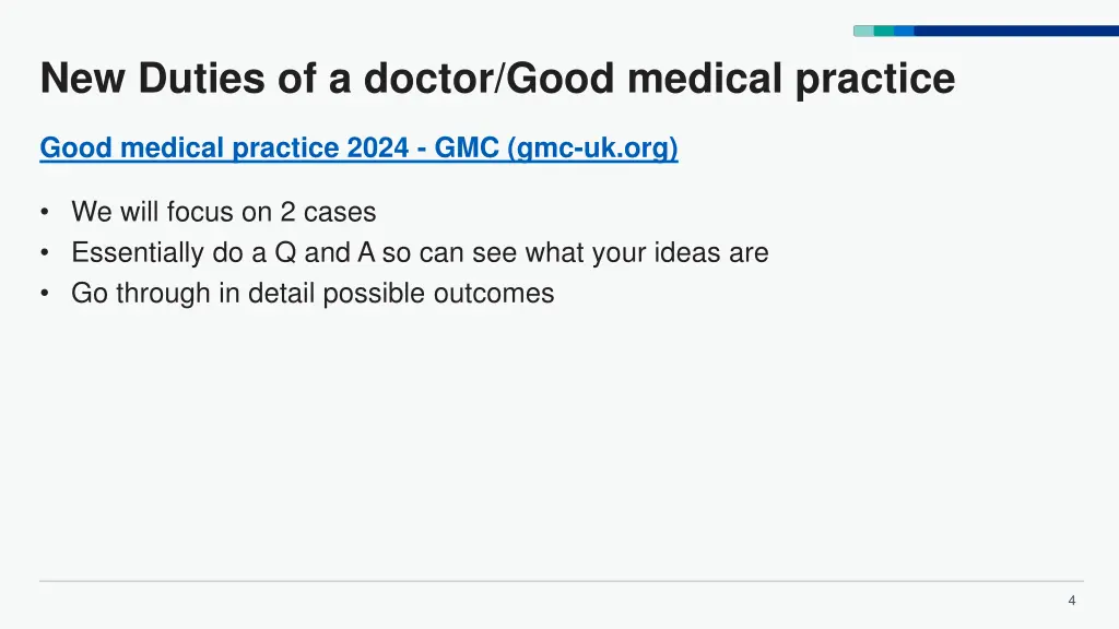 new duties of a doctor good medical practice 2