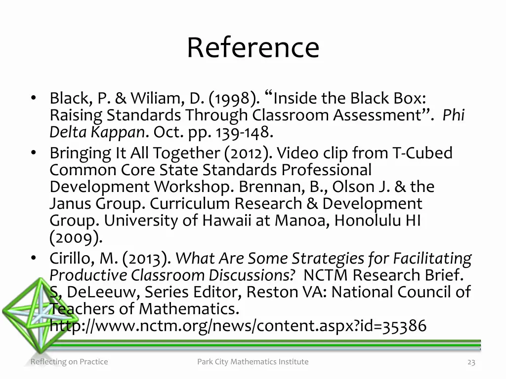 reference
