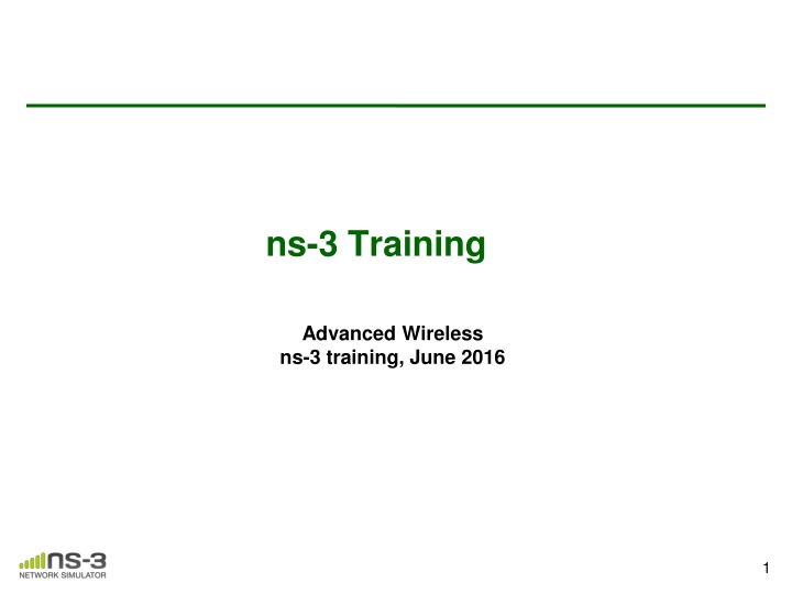 ns 3 training