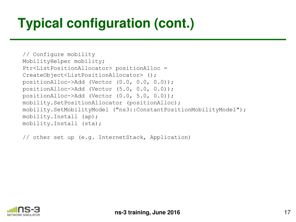 typical configuration cont 1