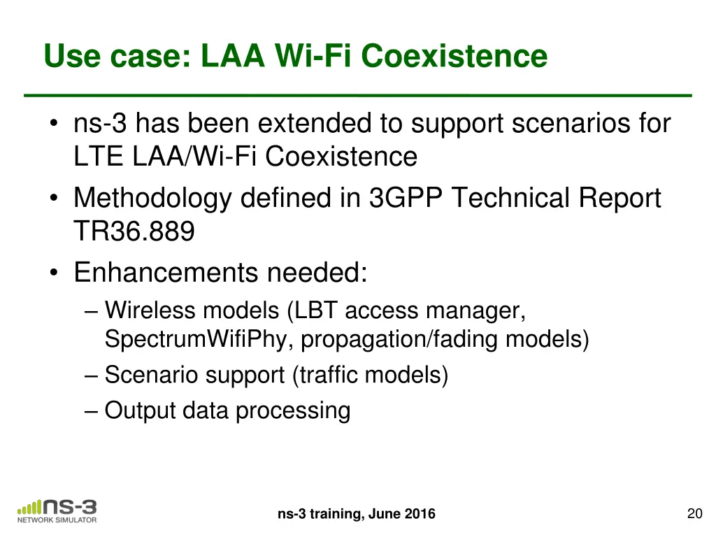 use case laa wi fi coexistence