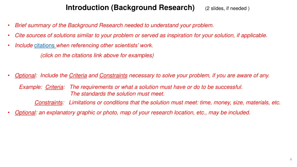 introduction background research 2 slides