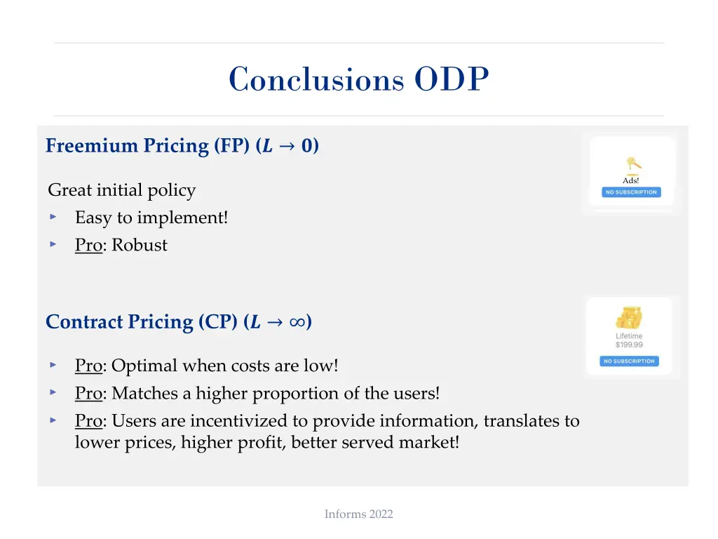 conclusions odp