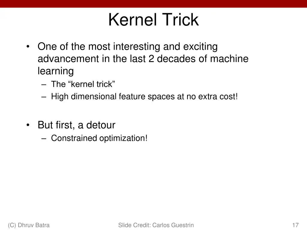 kernel trick