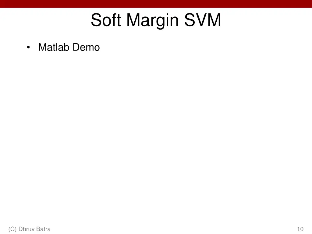 soft margin svm