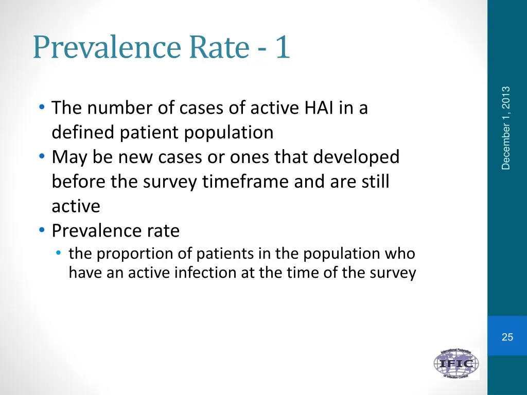 prevalence rate 1