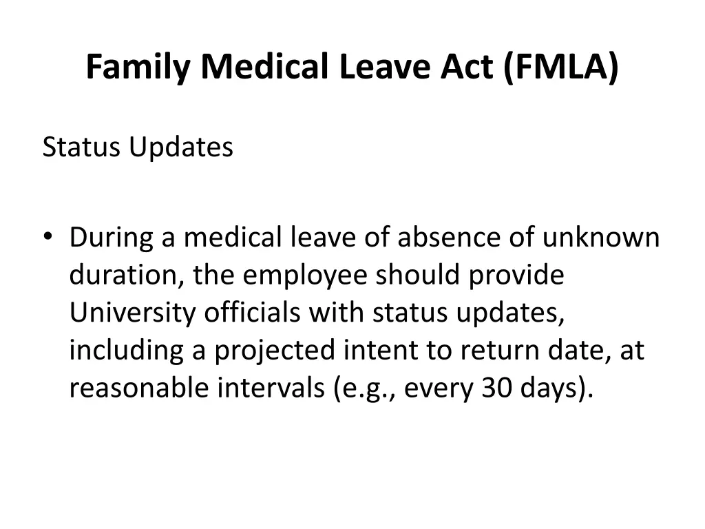 family medical leave act fmla 7