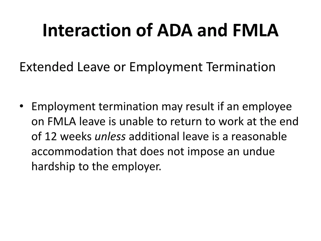 interaction of ada and fmla 1