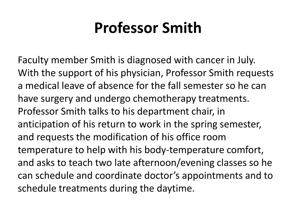 professor smith