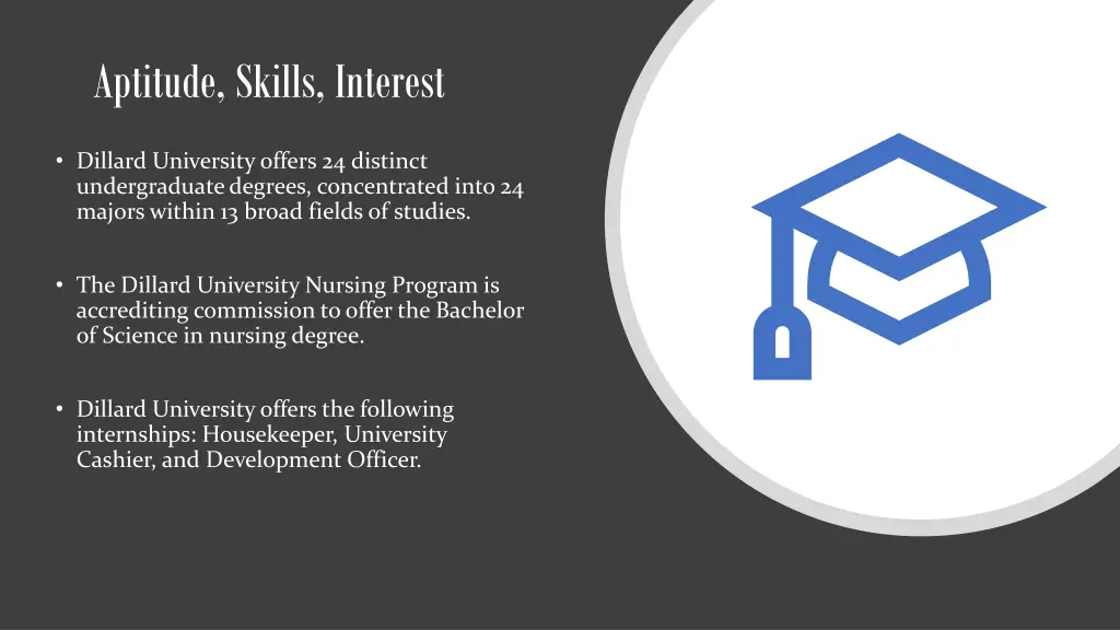 aptitude skills interest