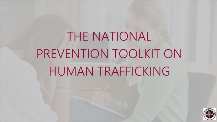 the national prevention toolkit on human