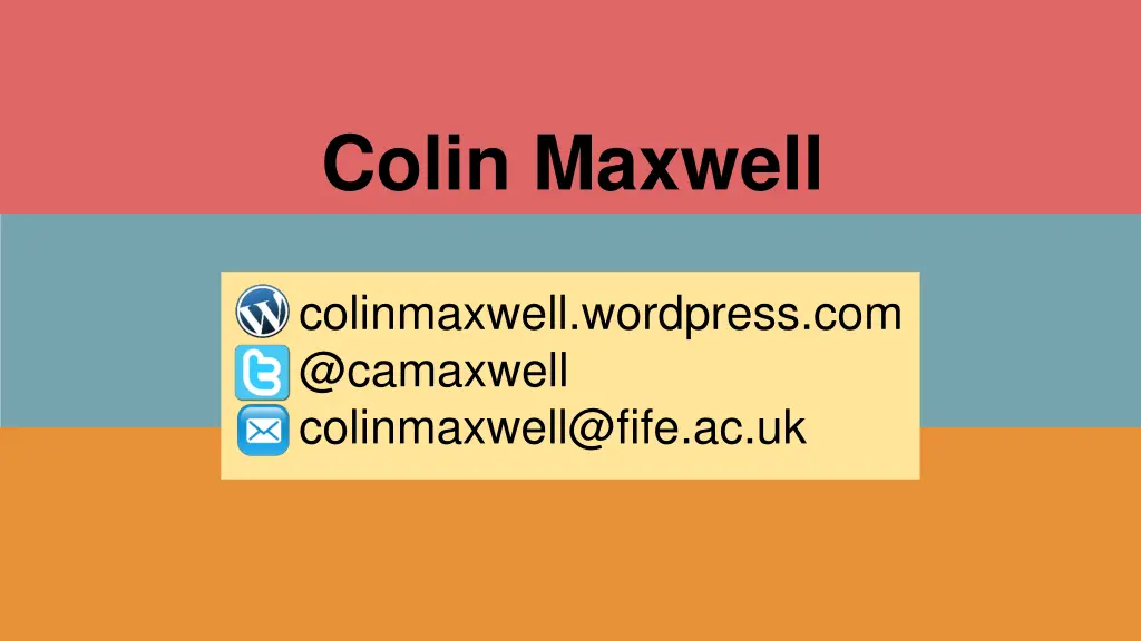 colin maxwell