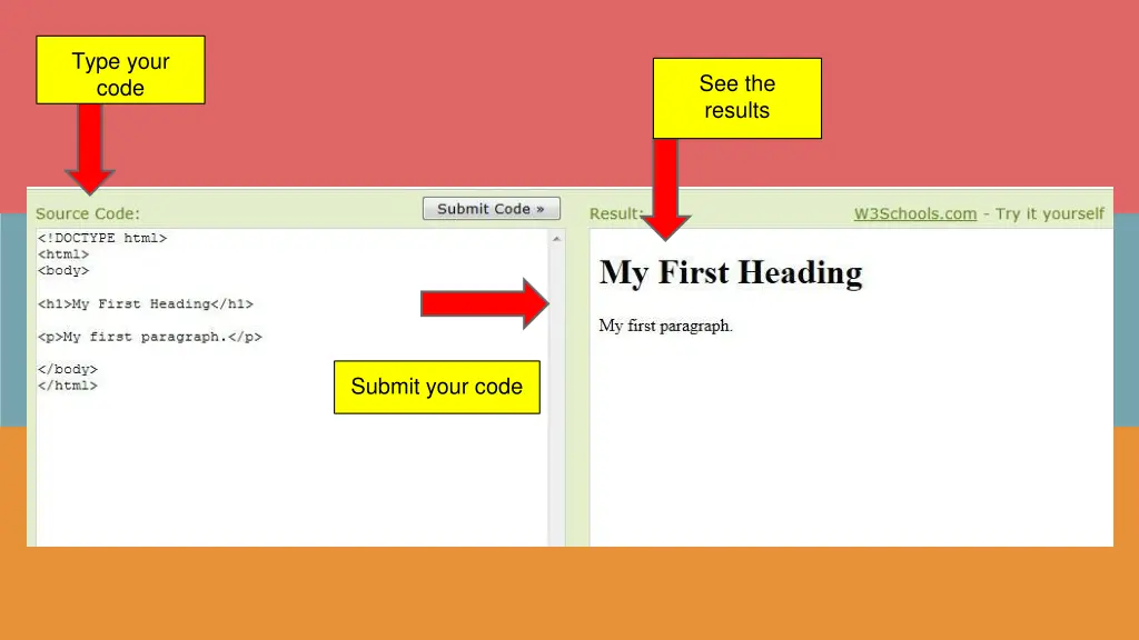 type your code