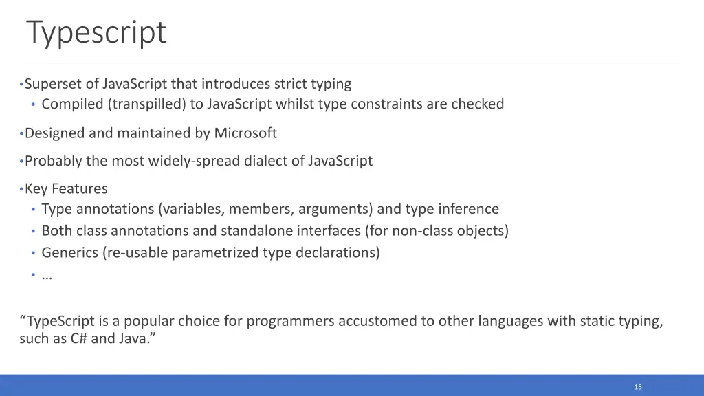 typescript