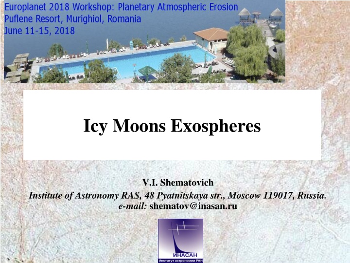 icy moons exospheres