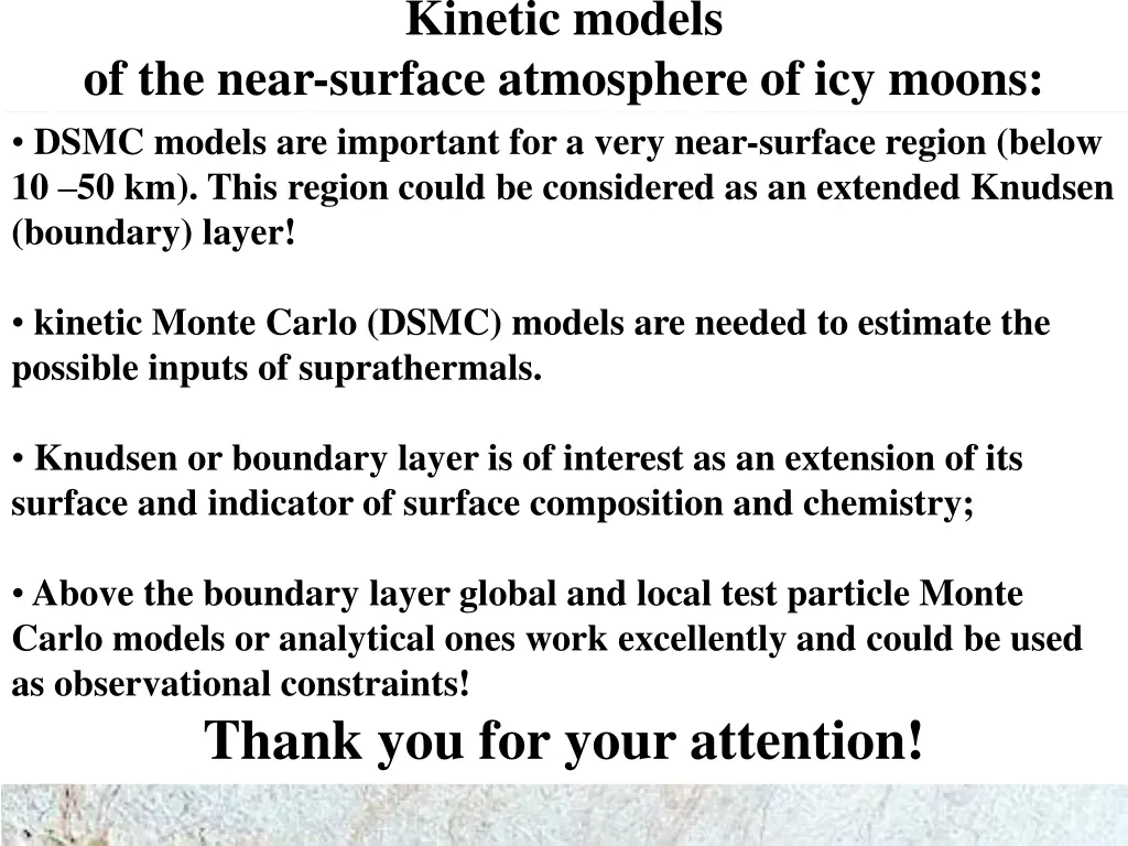 kinetic models
