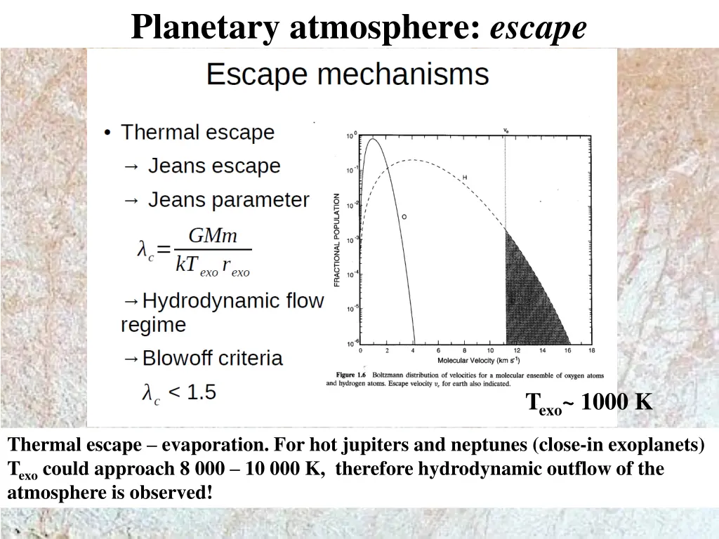 planetary atmosphere escape 1
