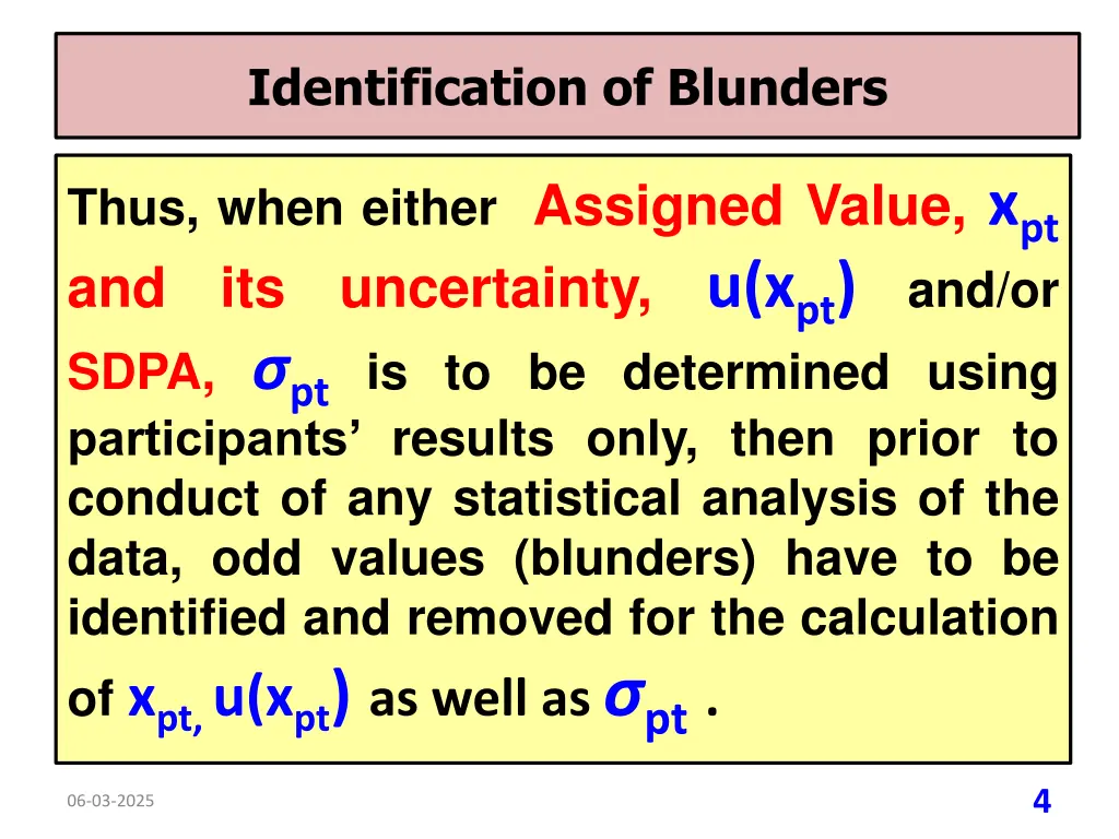 identification of blunders 2