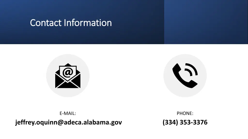 contact information contact information