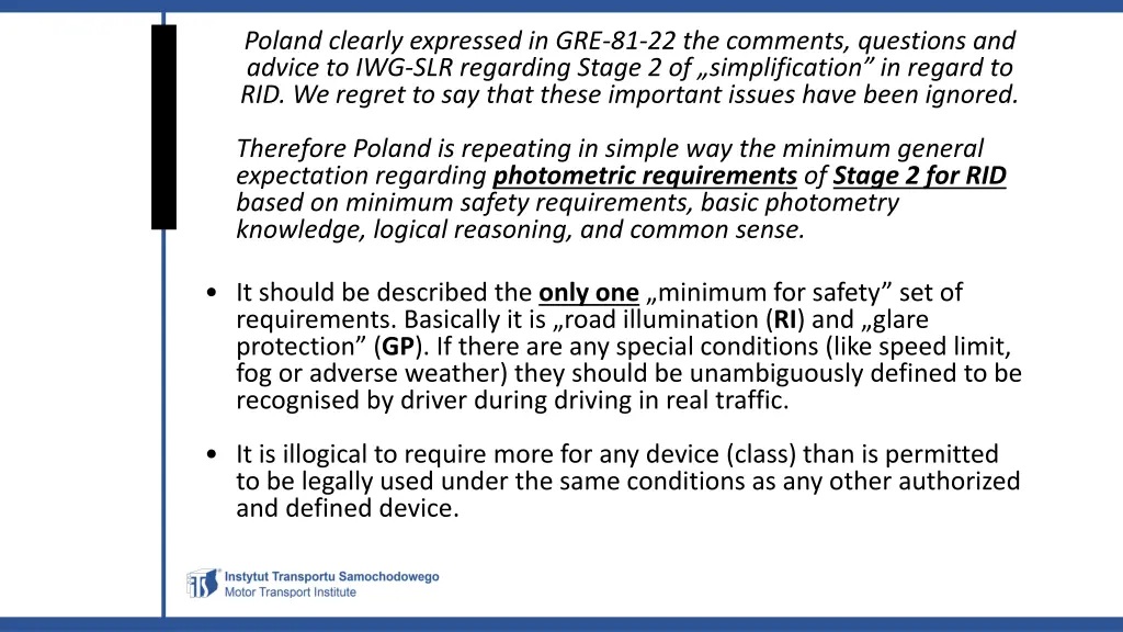 poland clearly expressed