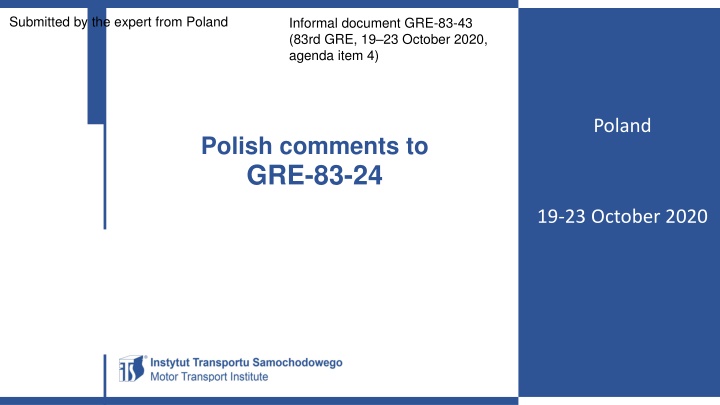 submitted by the expert from poland