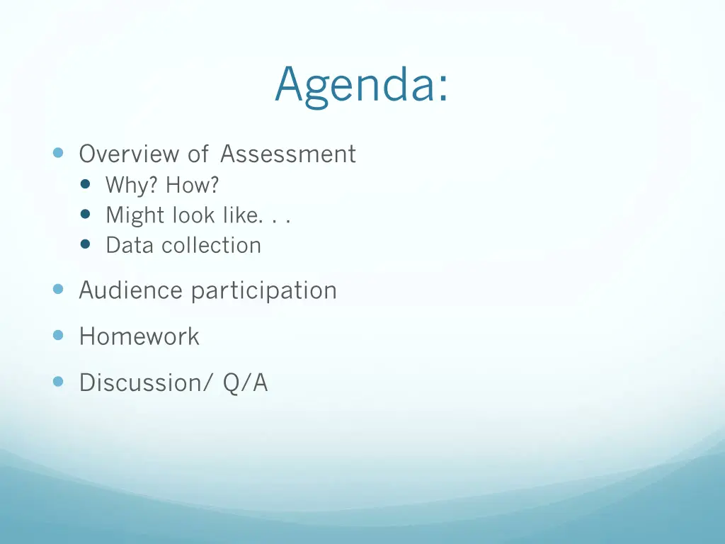 agenda