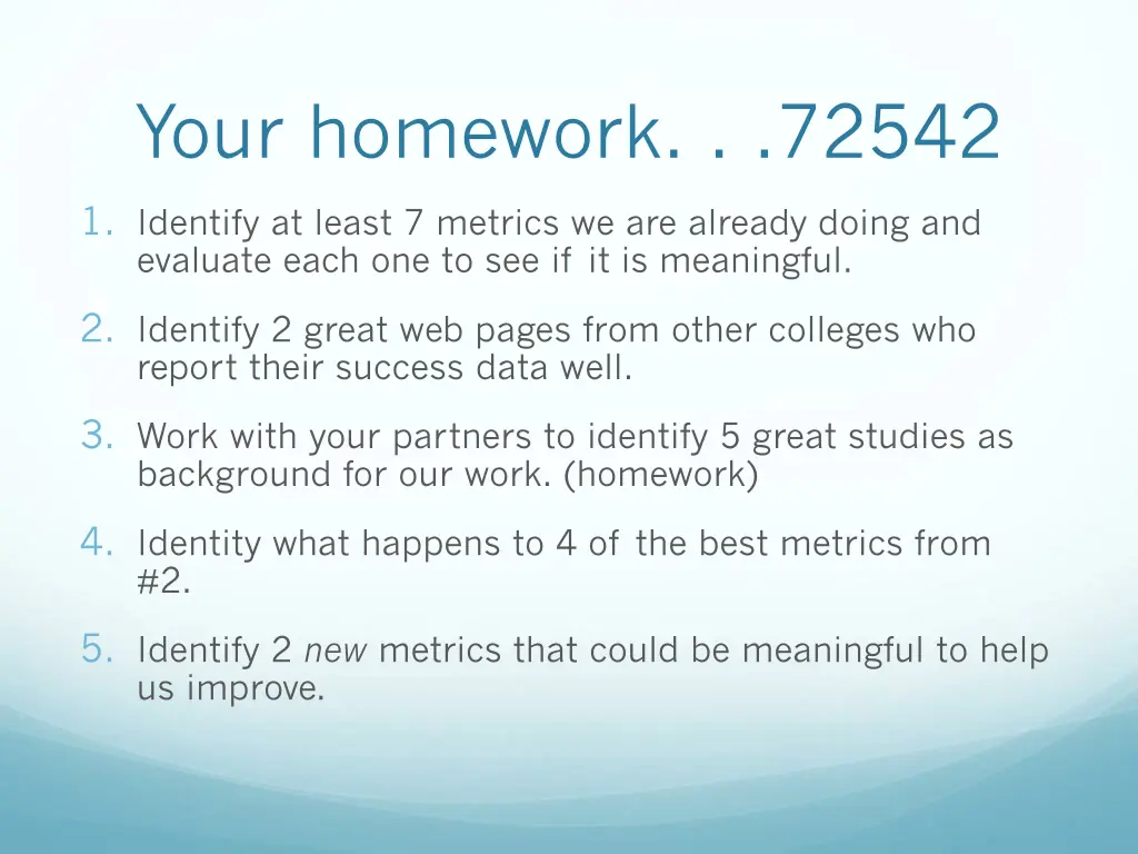 your homework 72542