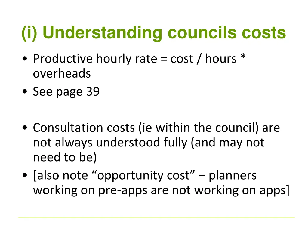 i understanding councils costs 2