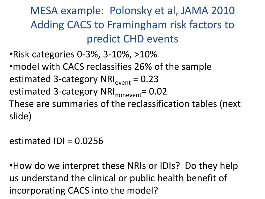 mesa example polonsky et al jama 2010 adding cacs