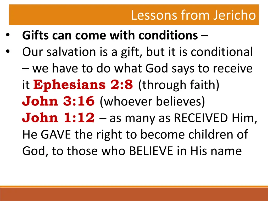 lessons from jericho 2