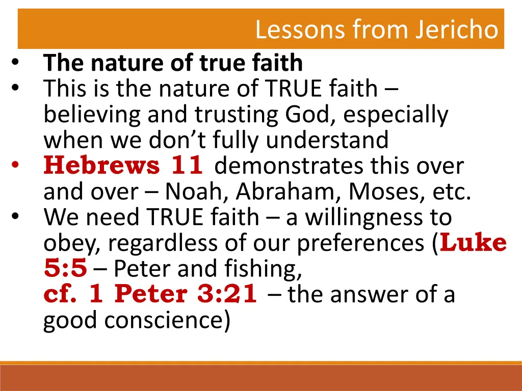 lessons from jericho 5
