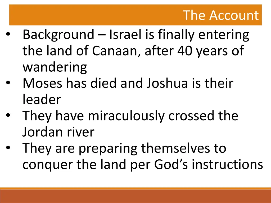the account