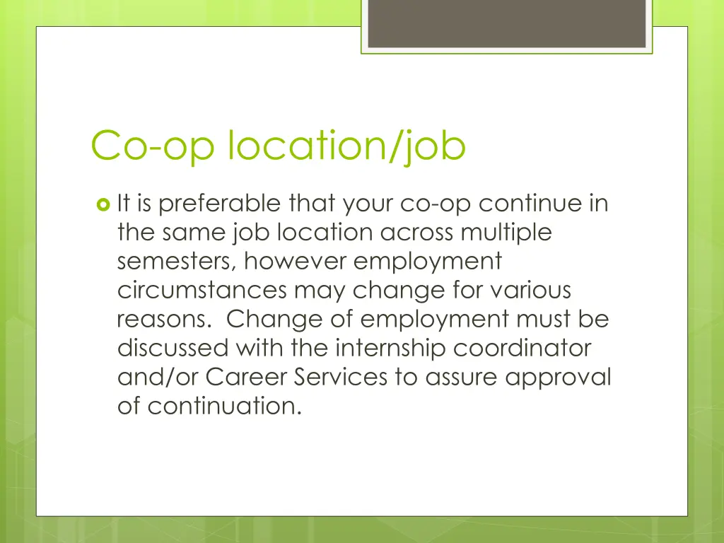 co op location job