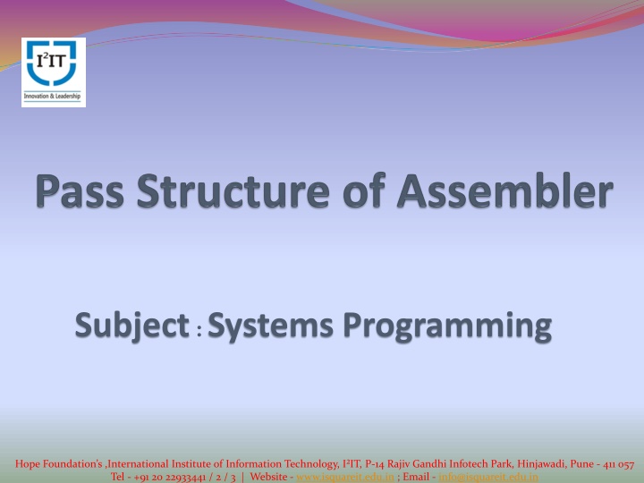 subject systems programming