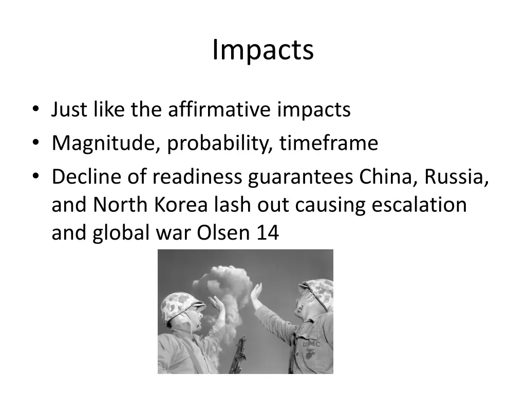 impacts