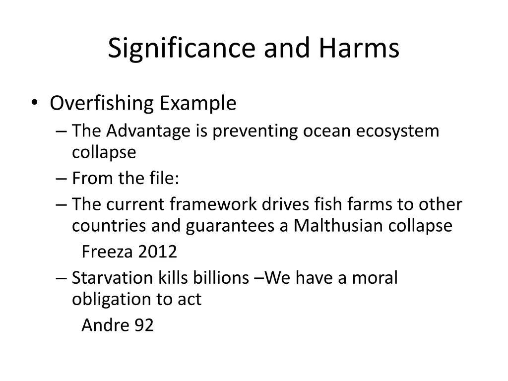 significance and harms 1